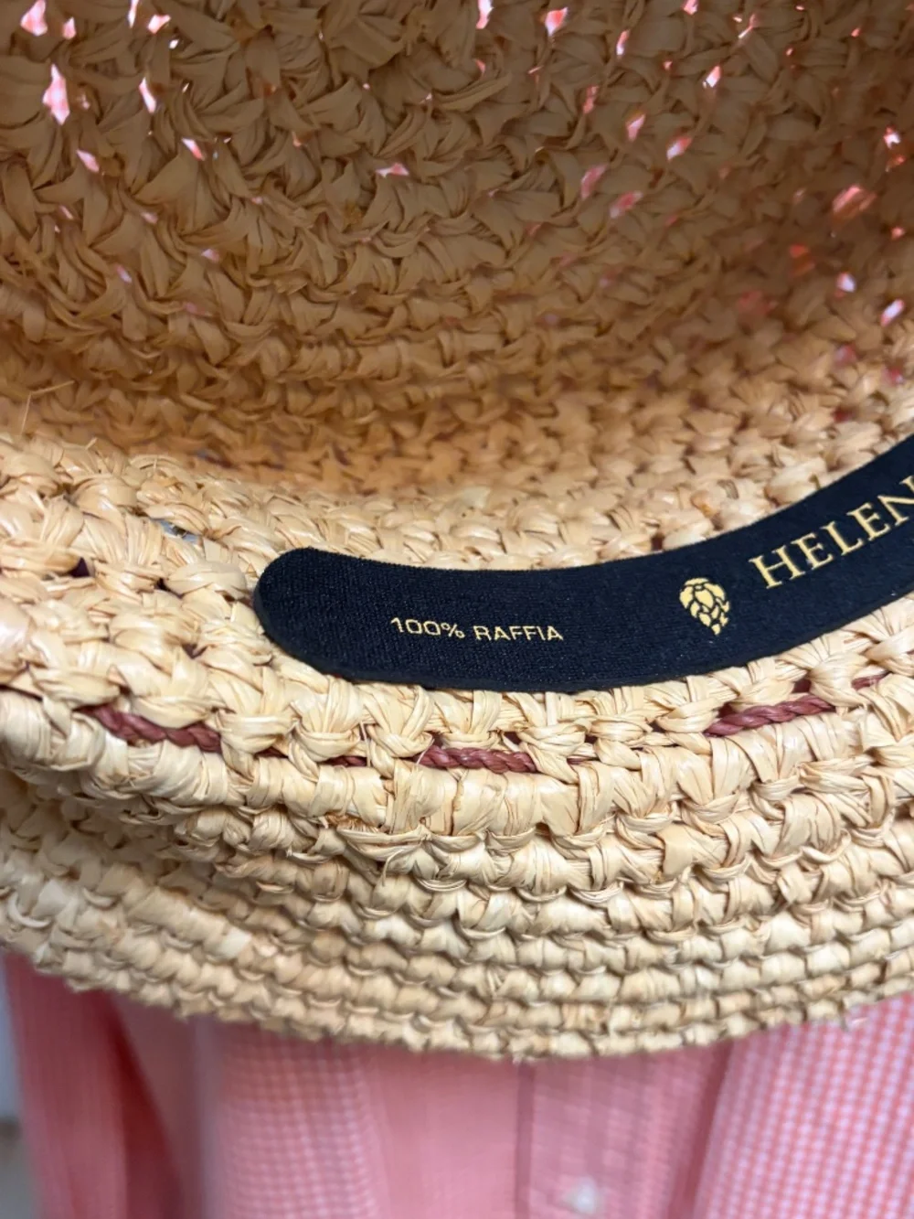 Helen Kaminski Natu Avalon Raffia Hand Made Provence Women's Sun Hat NWOT